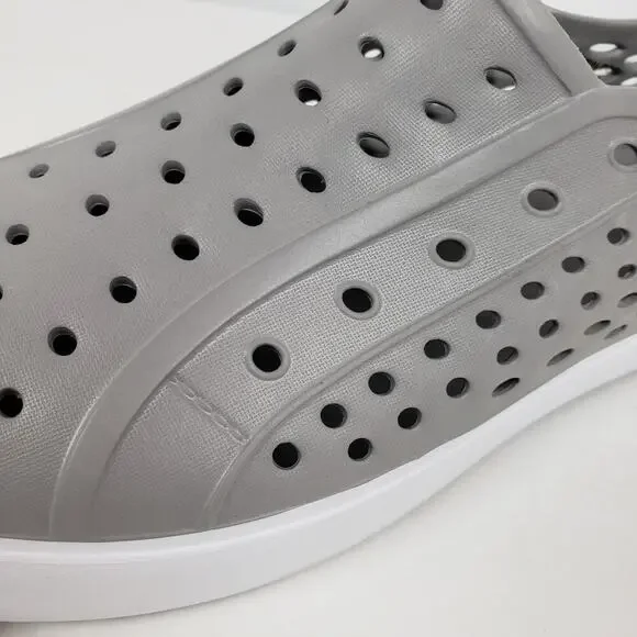 London Fog Bately Mens Size 12 Grey Slip On Casual Water Loafer Shoes LFM-Bately - Picture 9 of 11